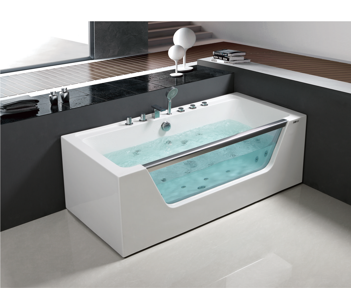 Bañera Hidromasaje New Cristy rectangular