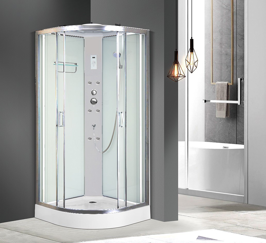 CABINA HIDROMASAJE CALGARY 90x90 SAFETY GLASS