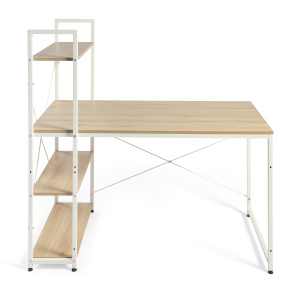 Mesa con LIBRERÍA taupe