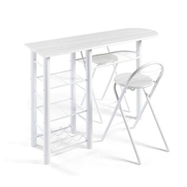 OUTLET – Conjunto TABLA BAR blanco