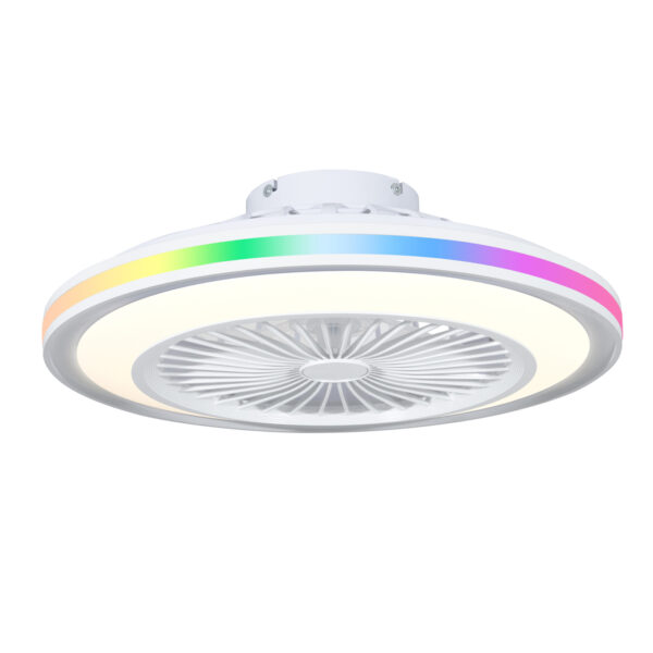 Ventilador RGB SLIM blanco