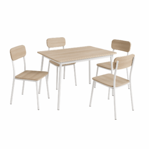 Conjunto XOBE blanco-taupe