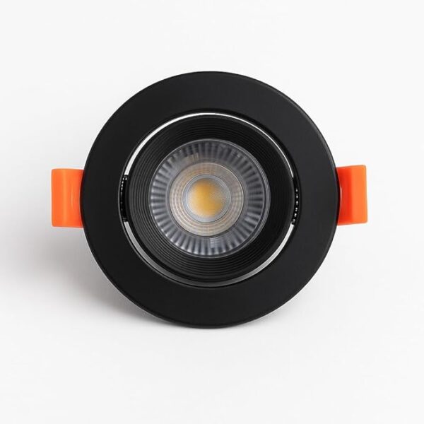 Plafón LED ETNA empotrable negro