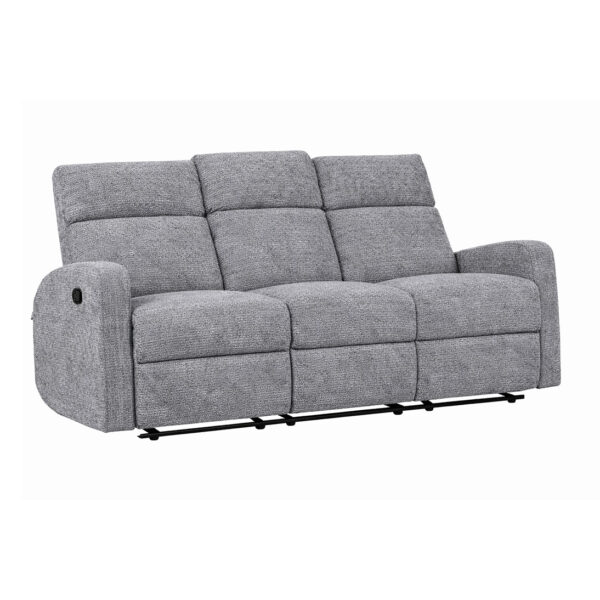 Sofá relax 3 plazas SOFT gris