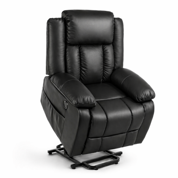 Sillón elevable CALIFORNIA polipiel negro