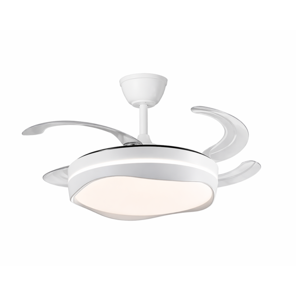 Ventilador retráctil COSMOS ABSTRACT blanco