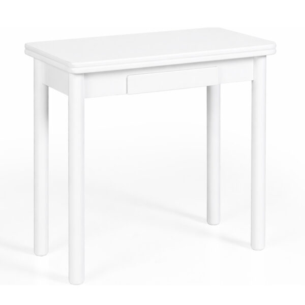 Mesa con cajón ÁGORA blanca
