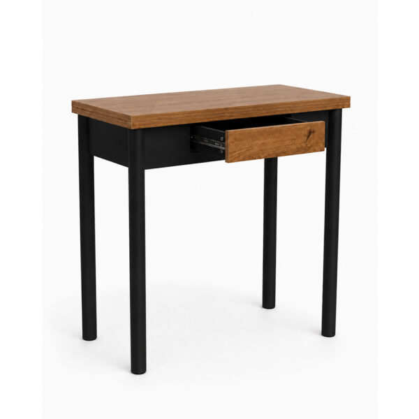 Mesa con cajón ÁGORA negra – madera