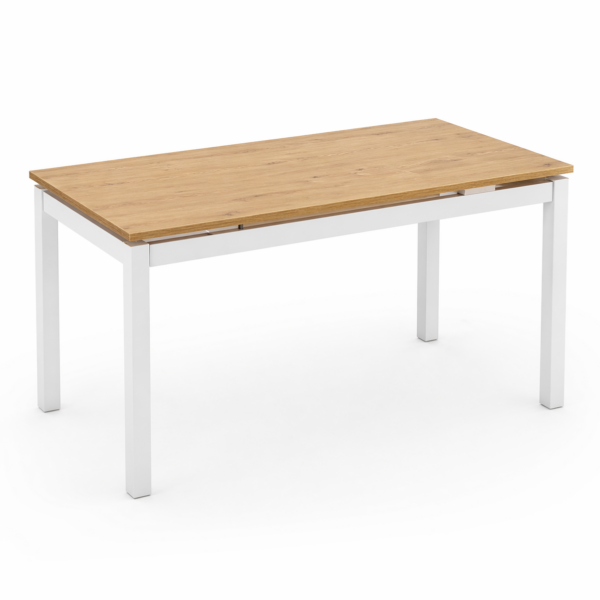 Mesa extensible ÁGORA blanca – madera