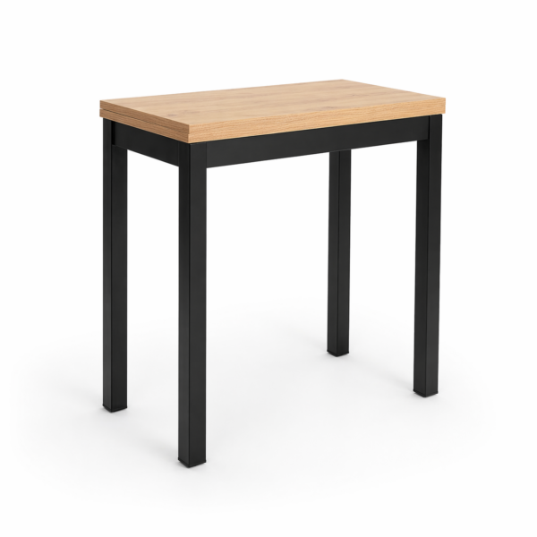 Mesa ÁGORA negra – madera